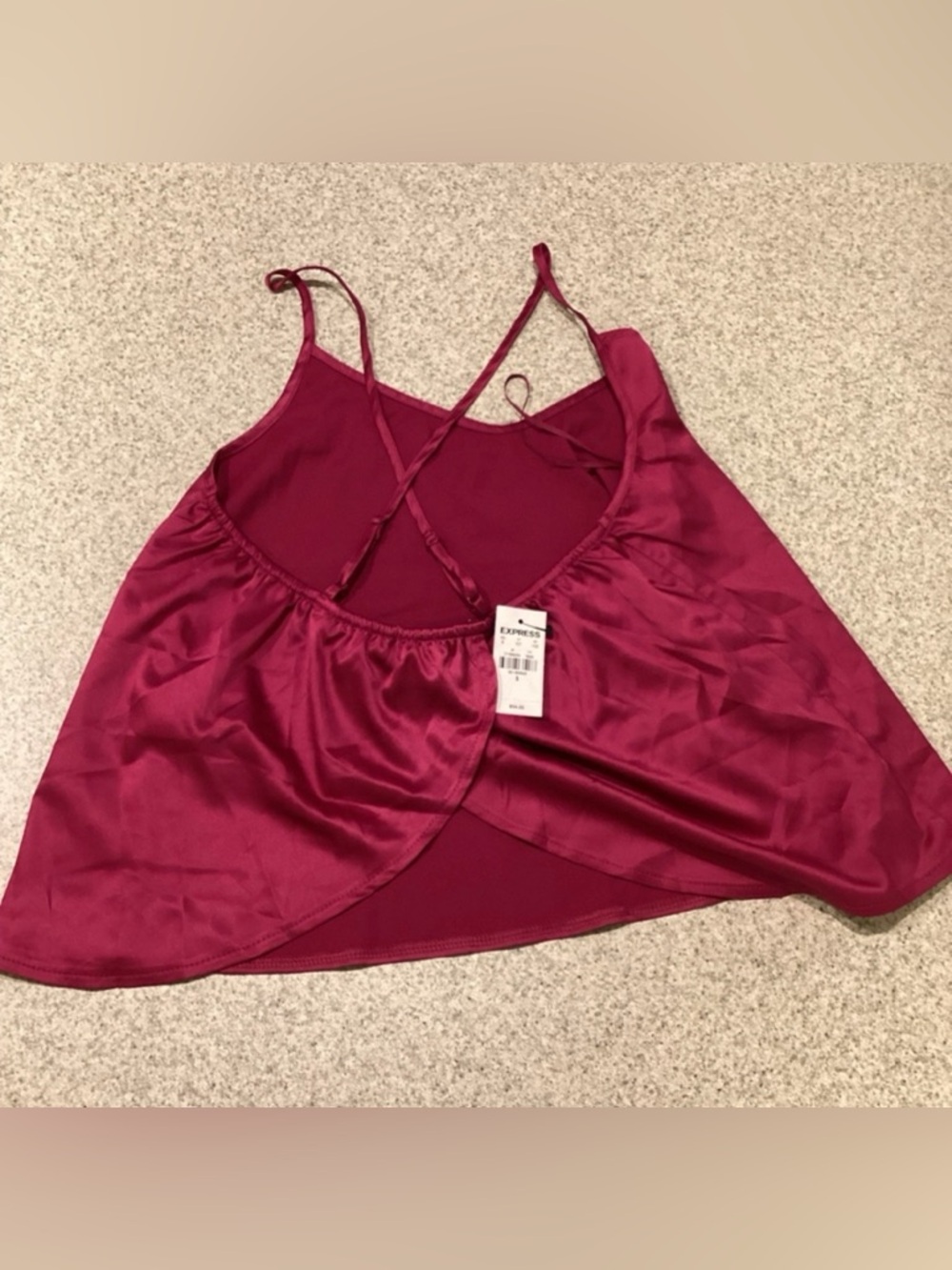 Express Wild Orchid Satin Pajama Set - Picture 8 of 11